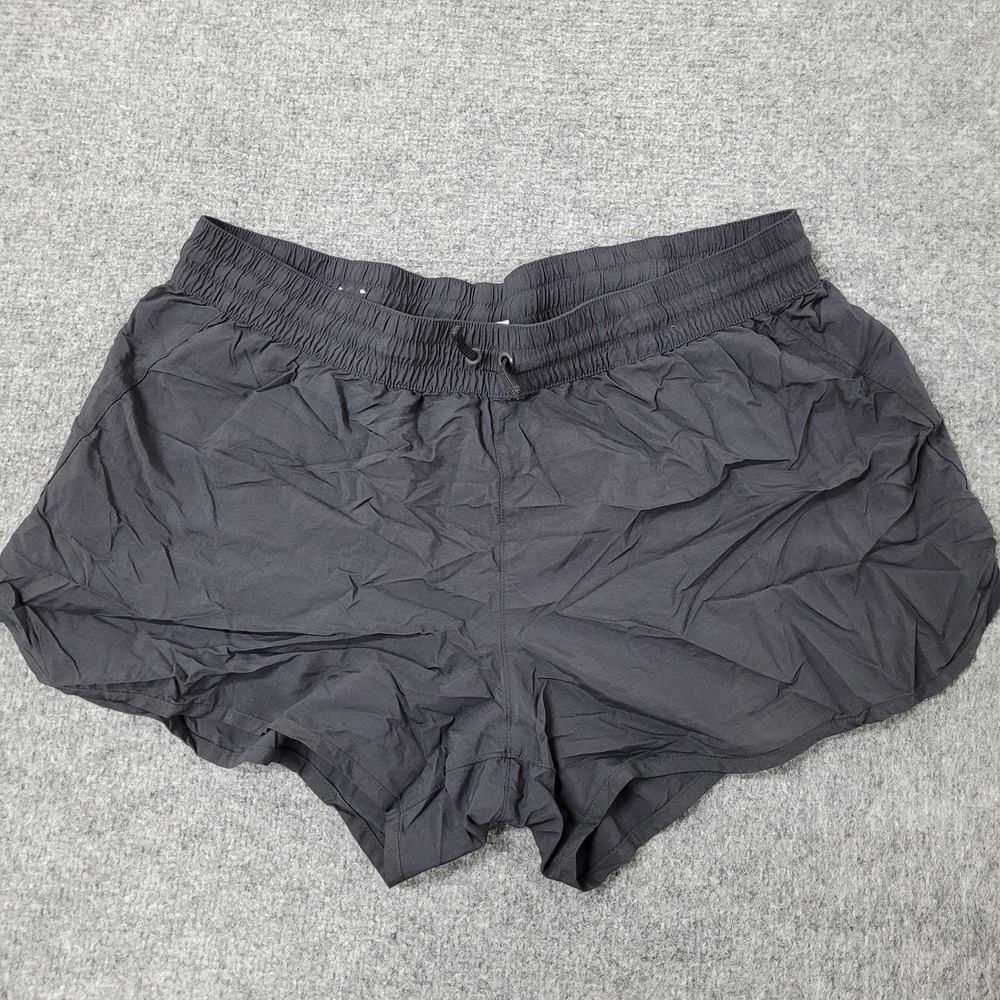 Columbia Shorts Womens Size XL Black Nylon Athletic Hiking Drawstring Casual
